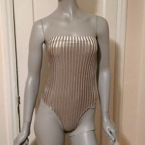 Retro Metallic Velvet Bodysuit